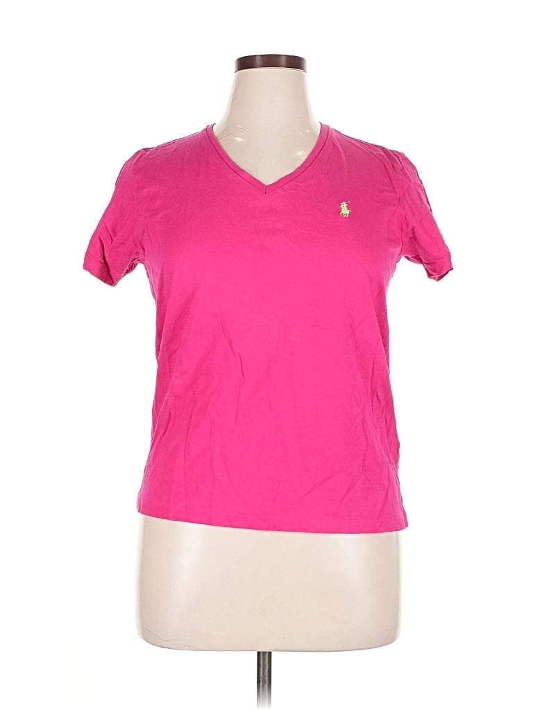 Pre-owned Ralph Lauren Sport Short Sleeve T-shirt In Pink