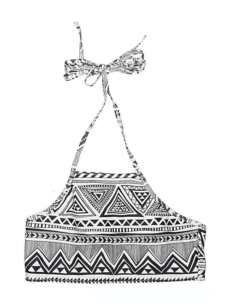 Pre-owned Cupshe Swimsuit Top Gray Swimwear