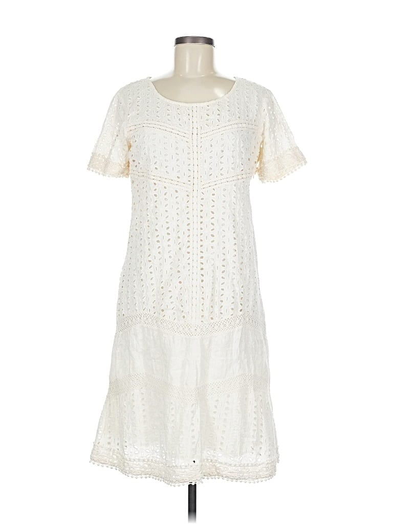 Pre-owned Sundance Casual Dress In White