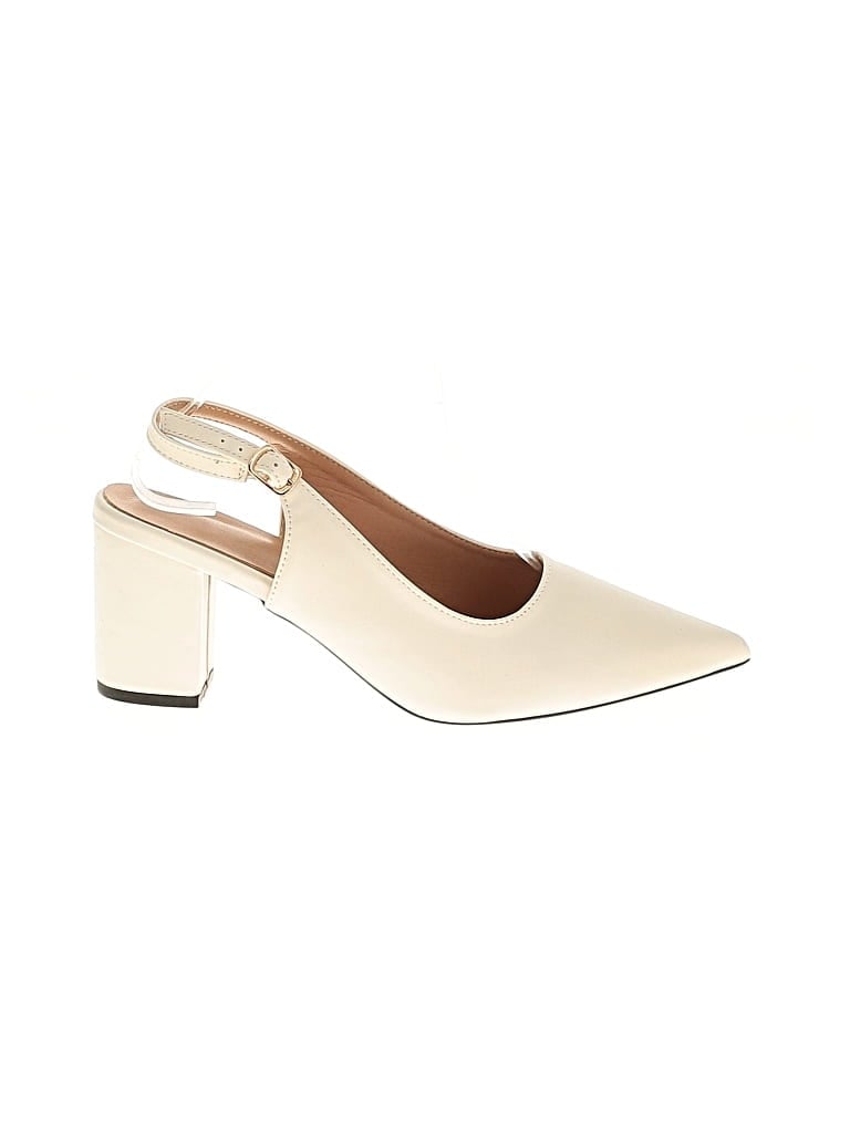 Pre-owned Unbranded Heels In White