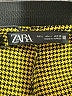Zara Houndstooth Gold Dress Pants Size L - photo 3
