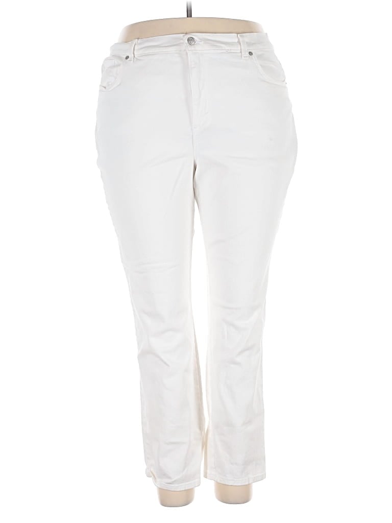 Pre-owned Gloria Vanderbilt Jeans In White