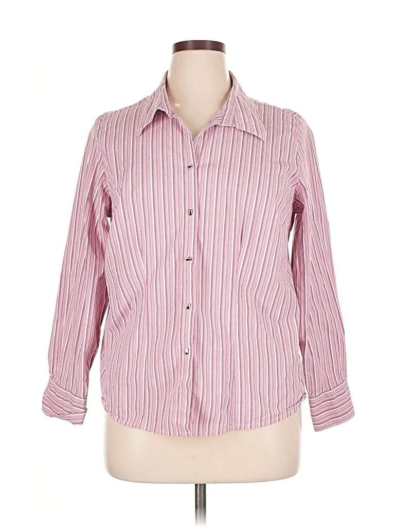 Pre-owned A.l.c Long Sleeve Blouse In Pink