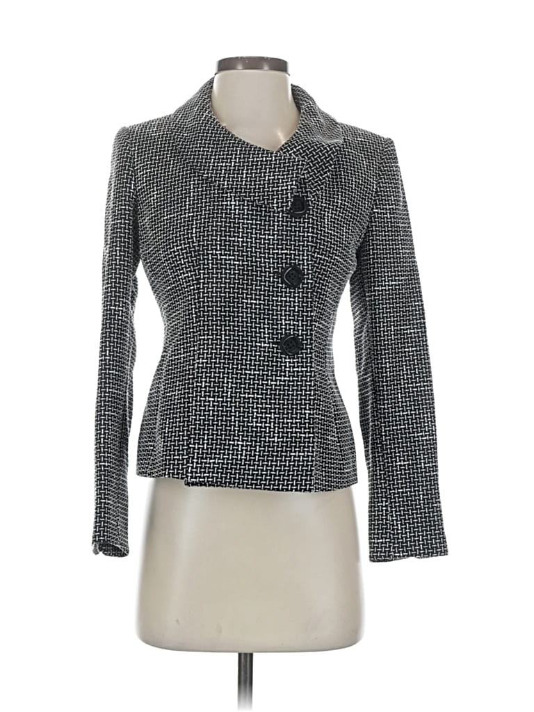 Pre-owned Kasper Blazer Jacket In Gray