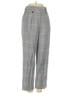 Topshop Plaid Gray Casual Pants Size 2 - photo 1
