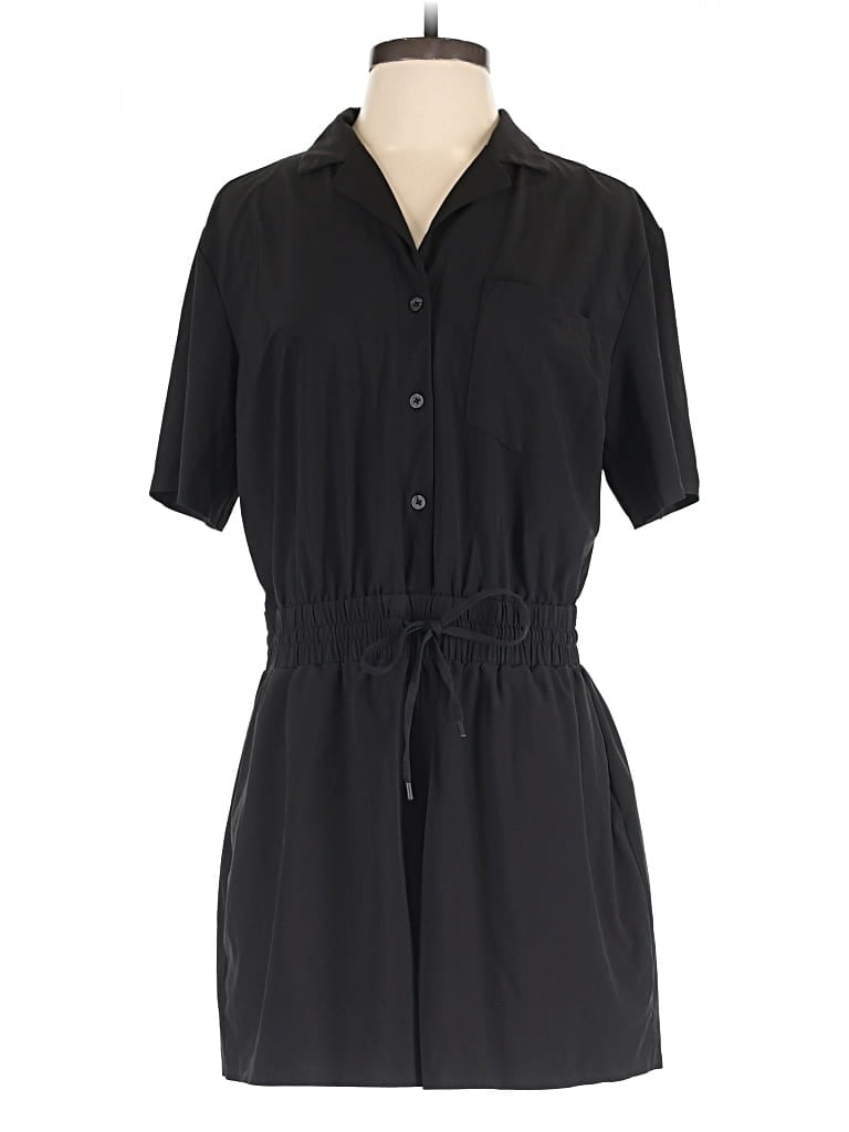 Pre-owned Athleta Romper In Black