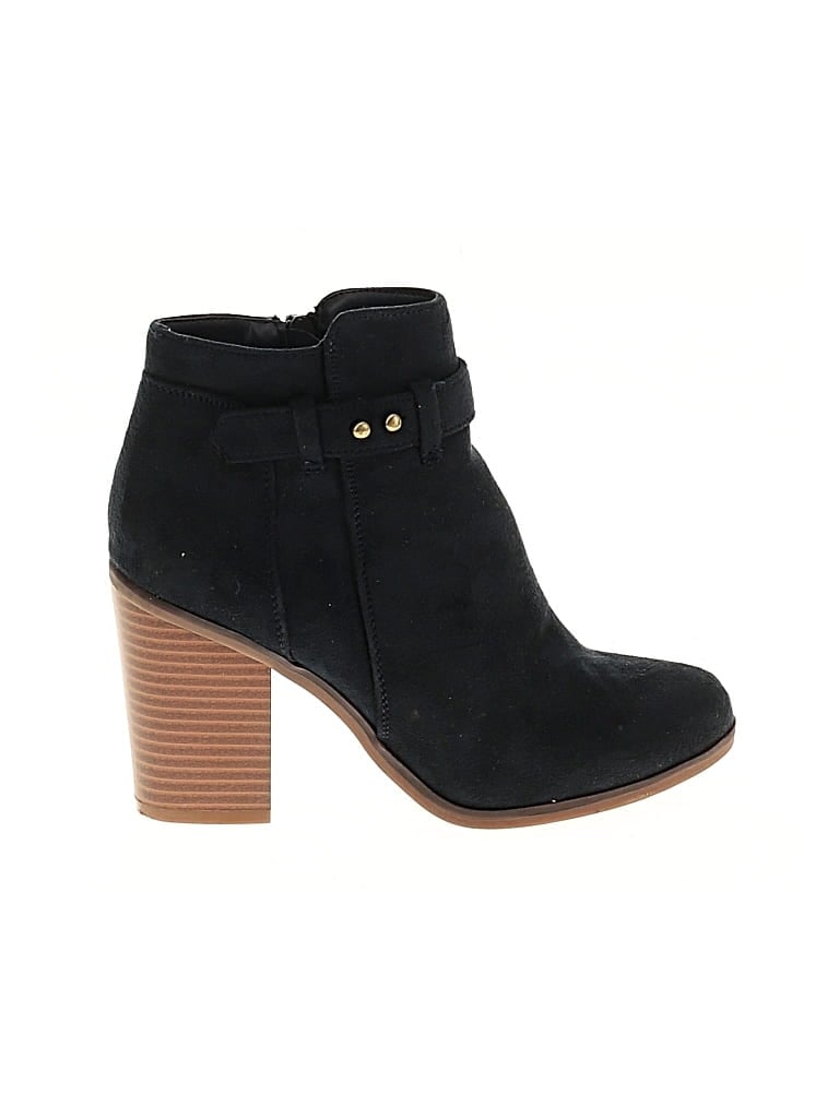 Pre-owned Merona Ankle Boots In Blue