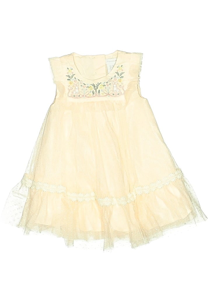 Pre-owned Tahari Babies' Dress In Yellow