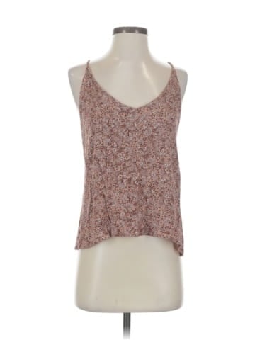 Self Contrast Sleeveless Top (view 1)