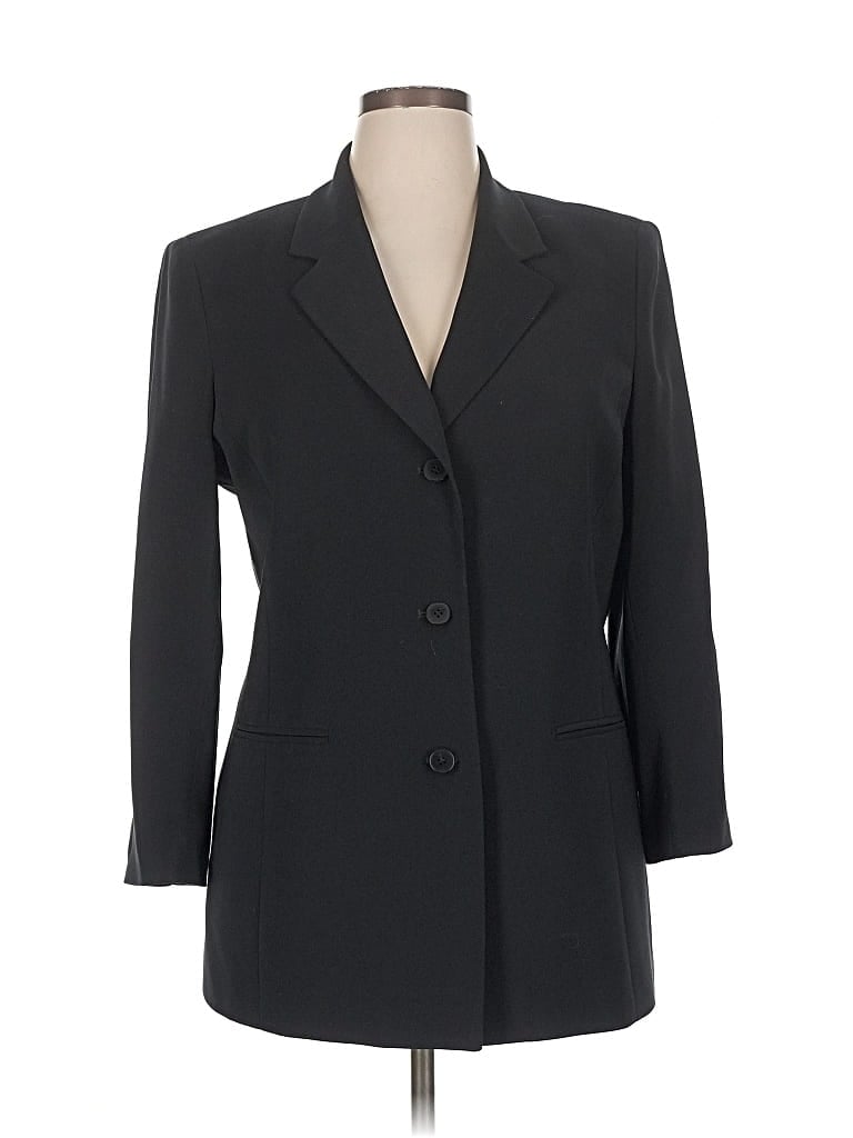 Pre-owned Kasper Blazer Jacket In Black