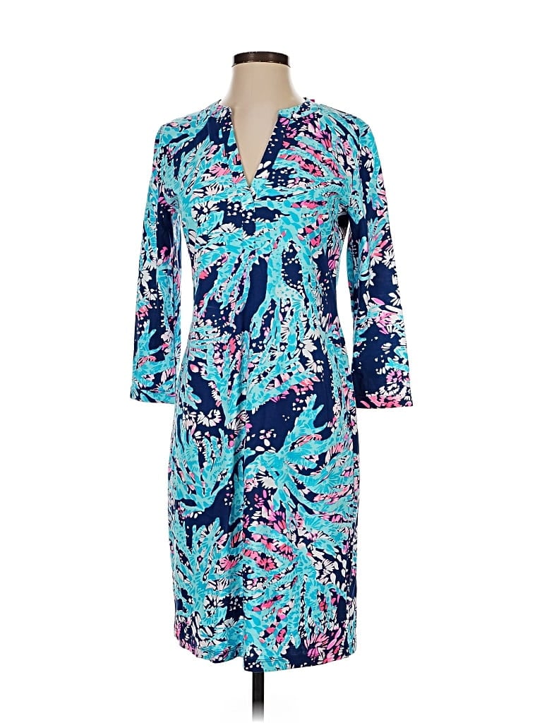 Pre-owned Lilly Pulitzer Casual Dress In Blue