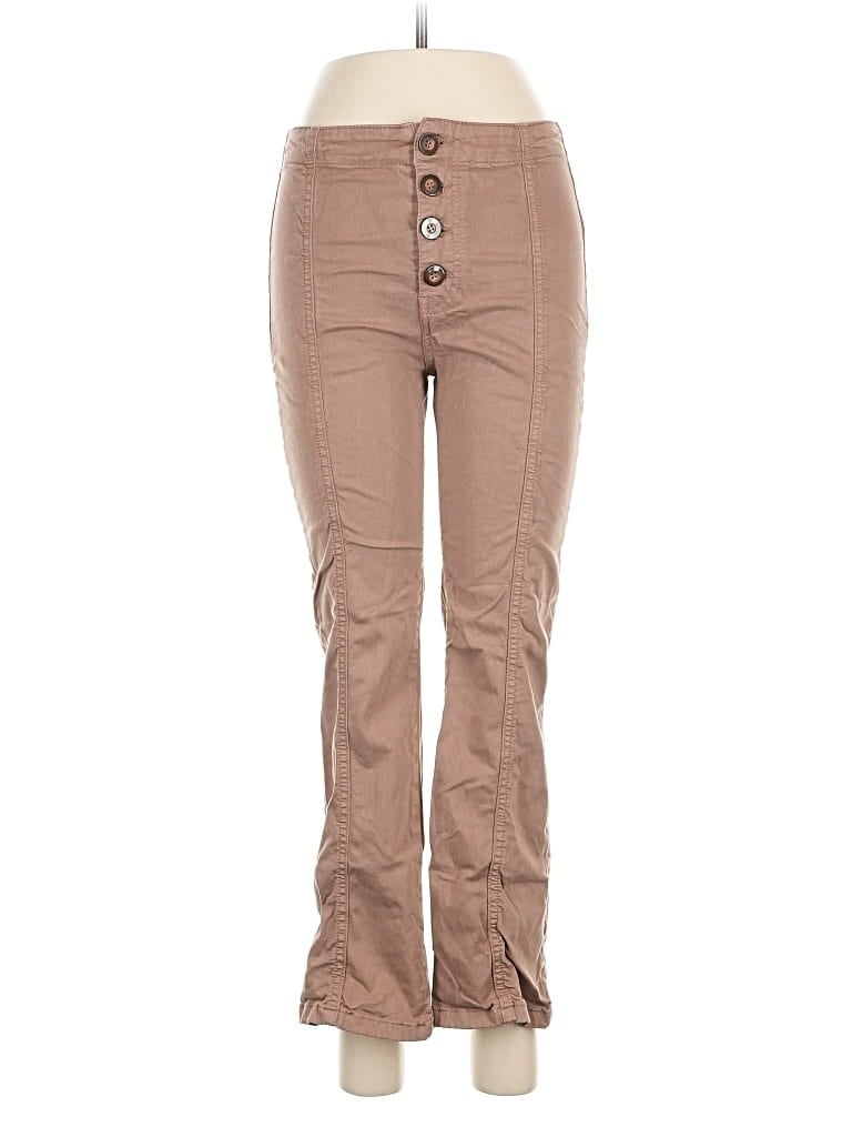 Pre-owned Free People Casual Pants In Brown