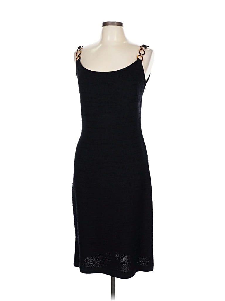 Pre-owned St. John Collection By Marie Gray Cocktail Dress In Black