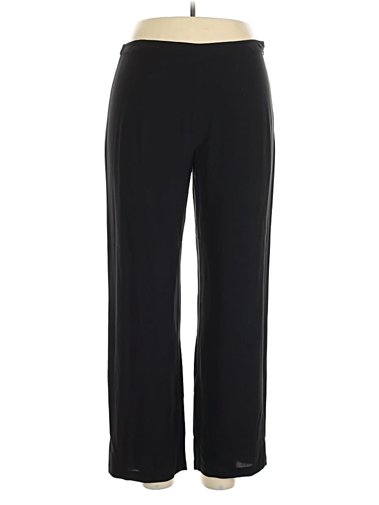 Pre-owned Eileen Fisher Casual Pants In Black