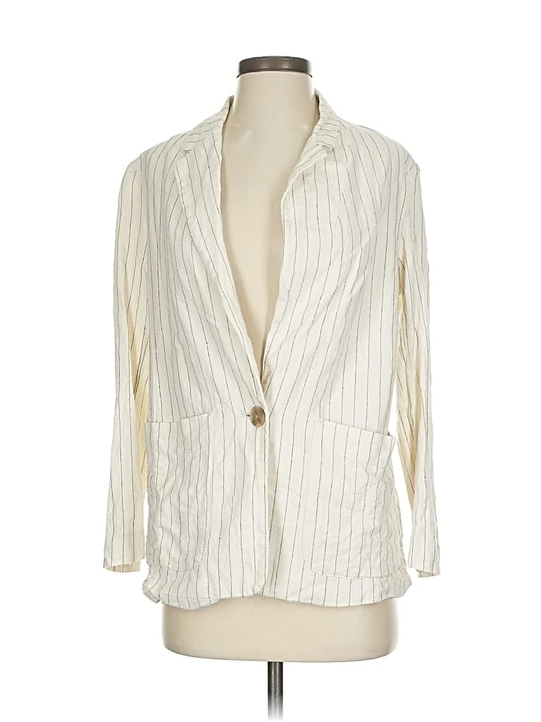 Pre-owned A New Day Blazer Jacket In White