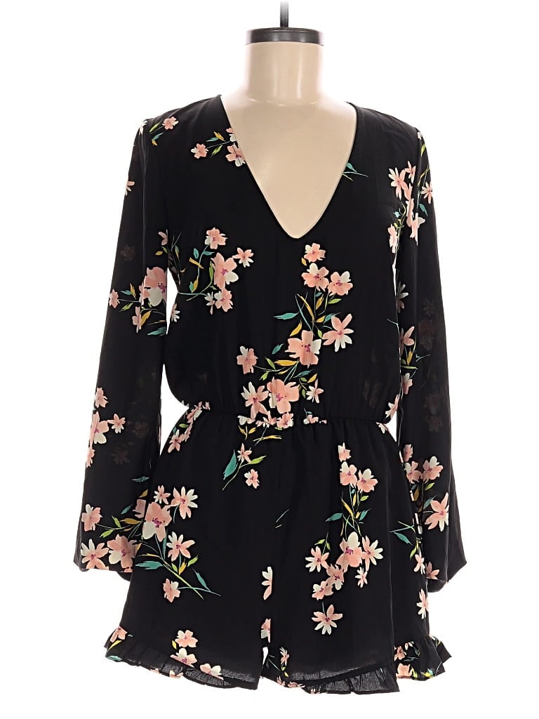 Pre-owned Pins And Needles Romper In Black