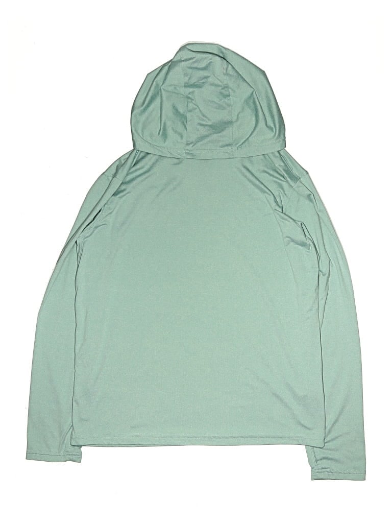 Pre-owned Active By Old Navy Kids' Pullover Hoodie In Green