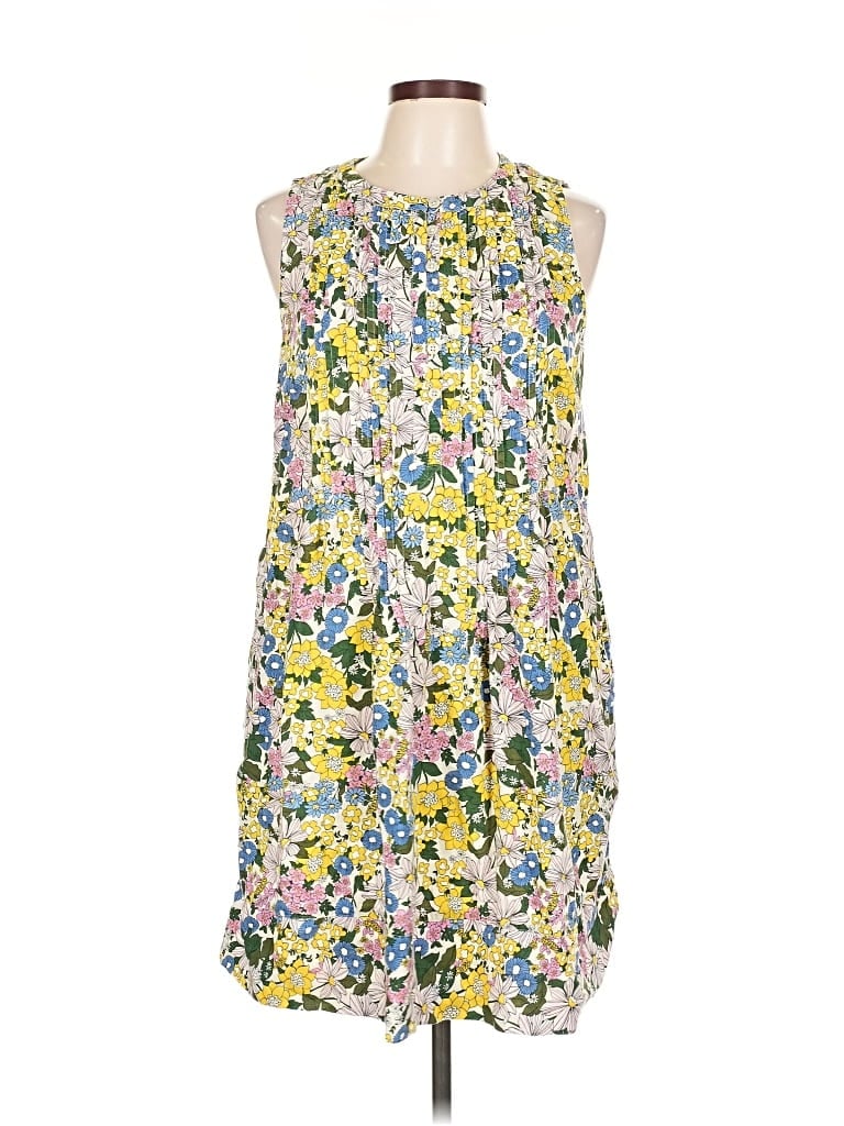 Pre-owned Sonoma Goods For Life Casual Dress In Yellow