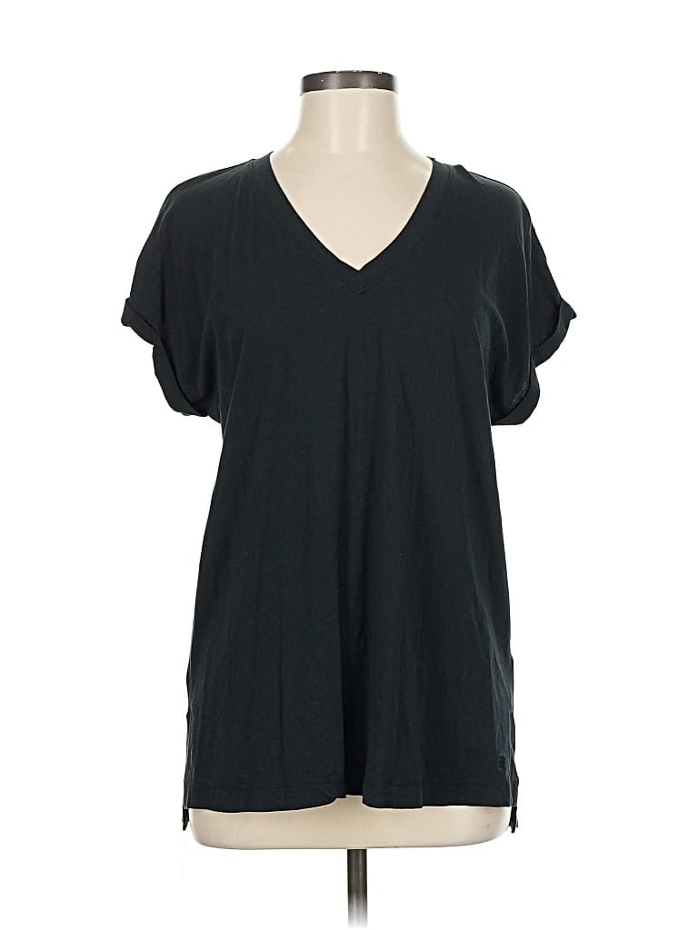 Pre-owned Banana Republic Short Sleeve T-shirt In Black