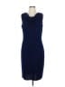 St. John Solid Blue Cocktail Dress Size 10 - photo 1