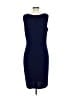 St. John Solid Blue Cocktail Dress Size 10 - photo 2