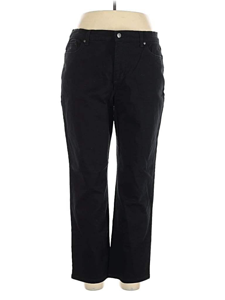 Pre-owned Gloria Vanderbilt Casual Pants In Black