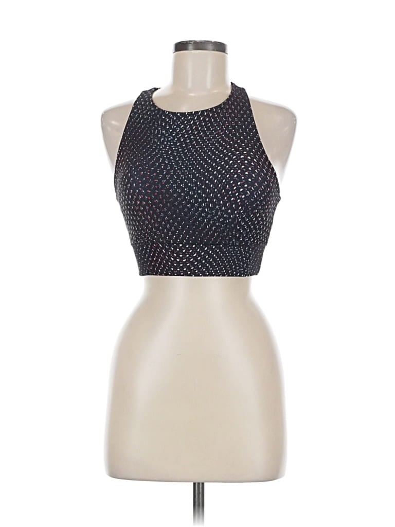 Pre-owned Spyder Tank Top Black Halter Neckline Tops