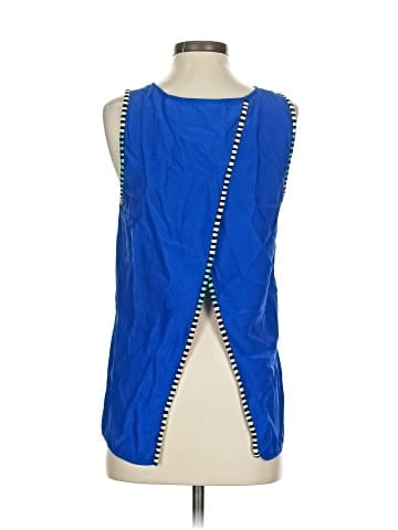 Parker Sleeveless Silk Top (view 2)