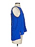 Parker 100% Silk Blue Sleeveless Silk Top Size S - photo 4
