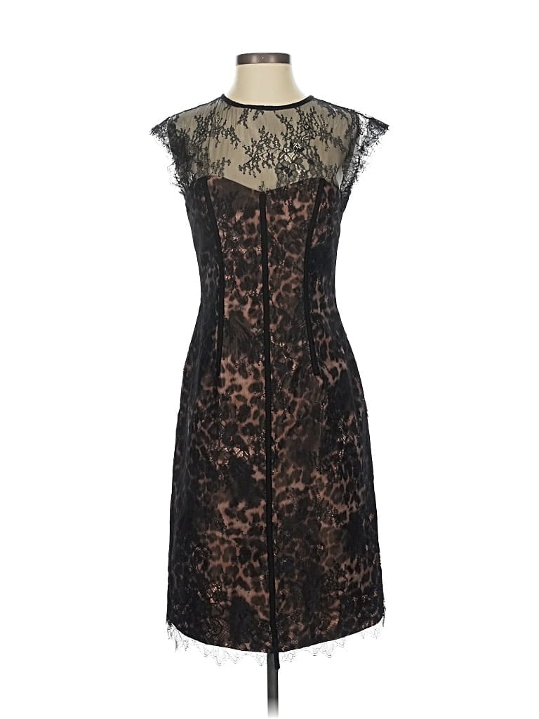 ml Monique Lhuillier Cocktail Dress In Black