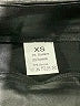 Unbranded Solid Black Faux Leather Skirt Size XS - photo 4