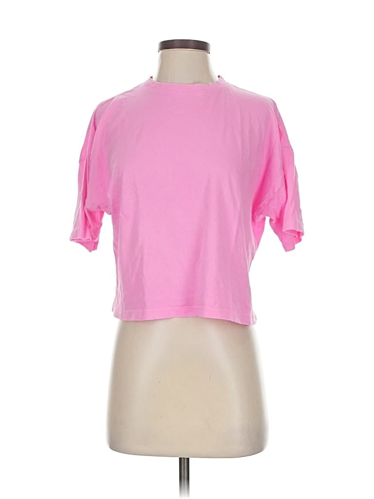 Pre-owned So Short Sleeve T-shirt In Pink
