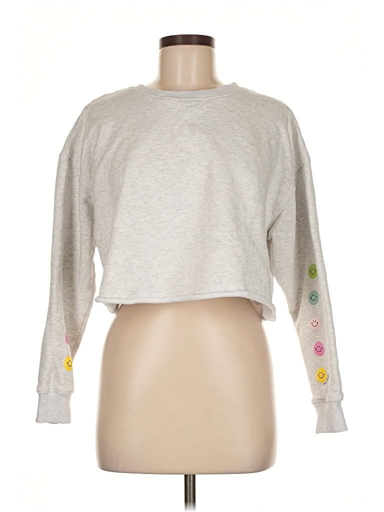 Pre-owned Assorted Brands Sweatshirt In Gray