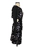 Pencey 100% Polyester Stars Black Cocktail Dress Size 4 - photo 4