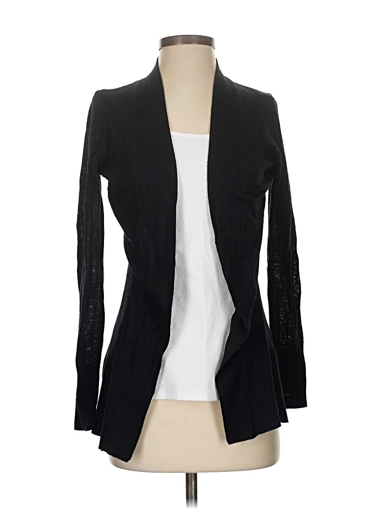 Pre-owned Ann Taylor Factory Cardigan Sweater In Black