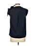 Comme Toi 100% Polyester Blue Sleeveless Blouse Size S - photo 2