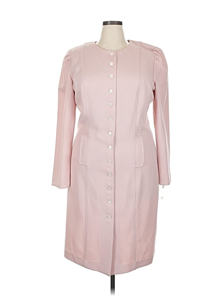 Pre-owned Julian Taylor Coat In Pink