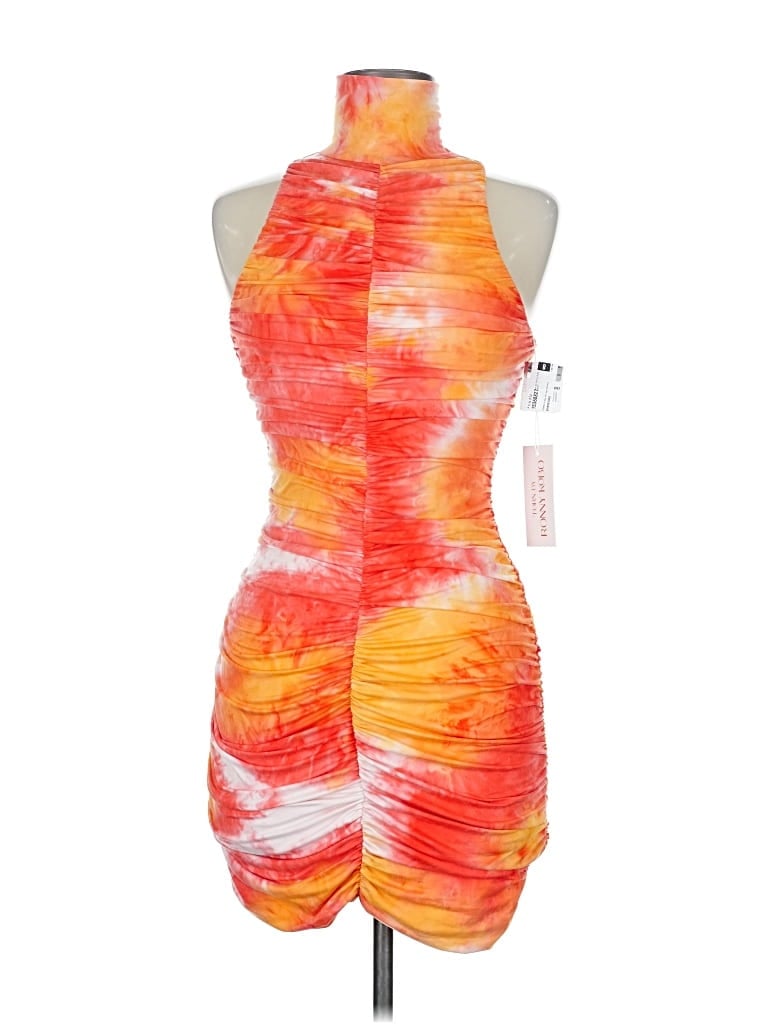 Pre-owned Torn By Ronny Kobo Cocktail Dress In Orange