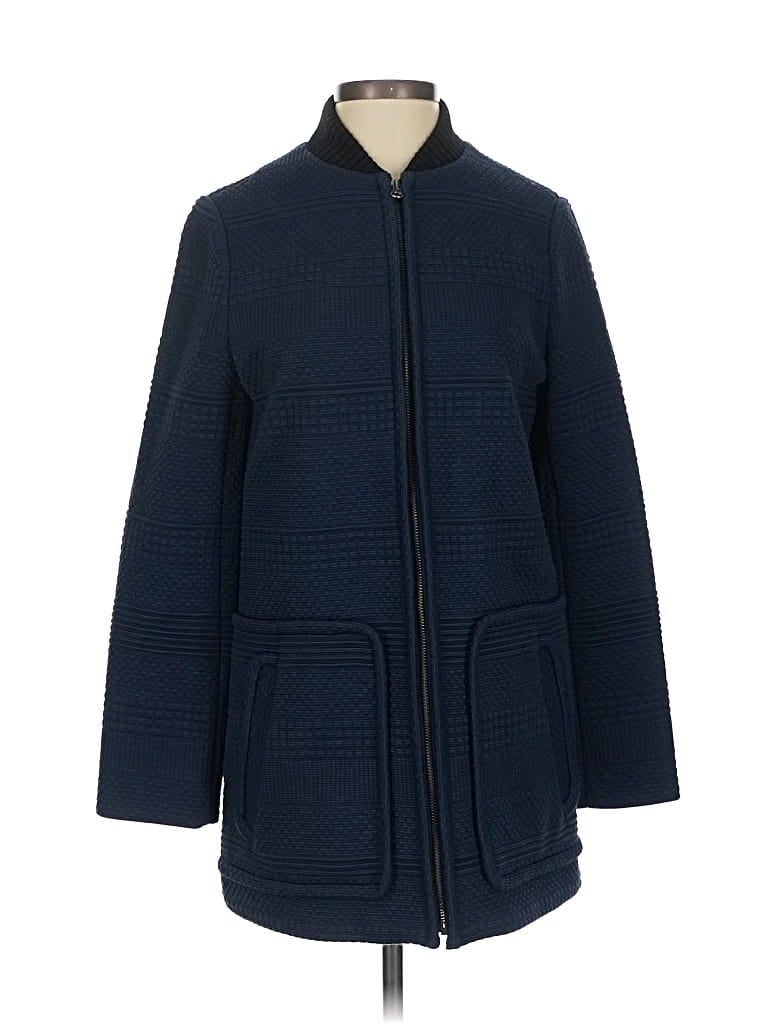 Pre-owned Tory Burch Coat In Blue