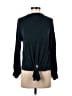 Amour Vert Teal Long Sleeve Blouse Size S - photo 1