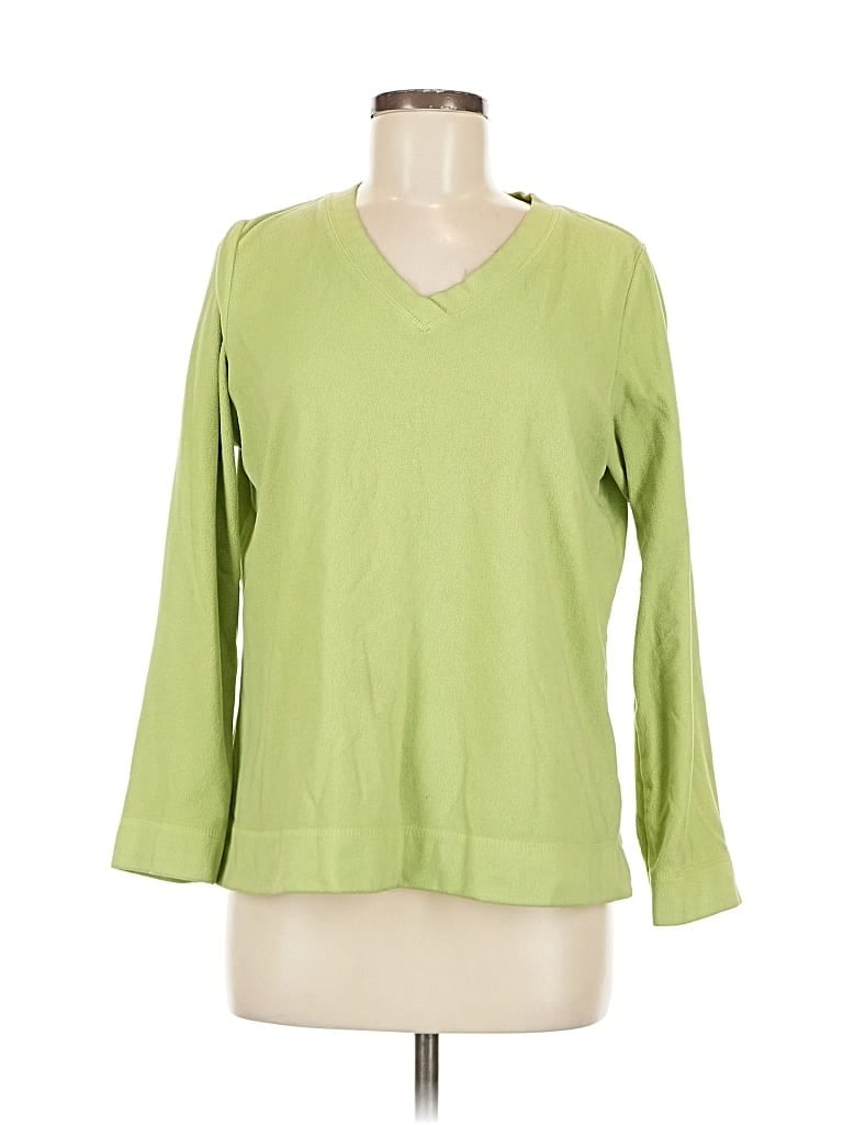 Pre-owned Made For Life Pullover Sweater In Green