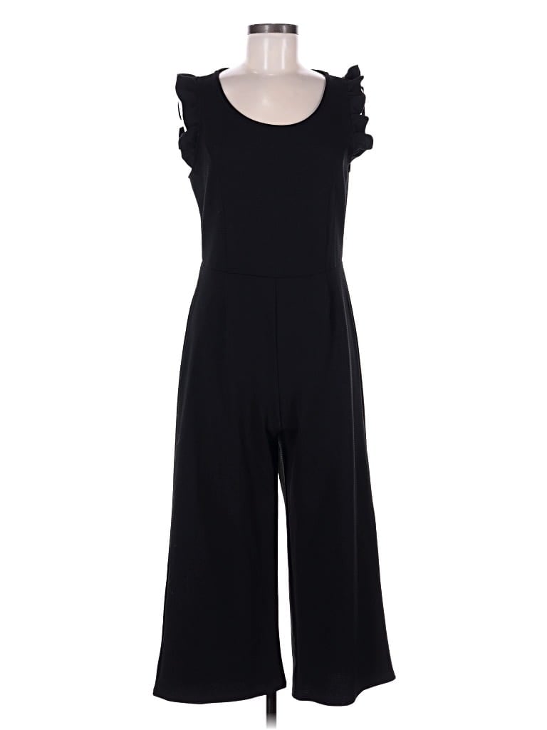 Pre-owned Caution To The Wind Jumpsuit In Black