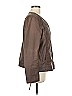 Eileen Fisher 100% Cotton Brown Jacket Size M - photo 4