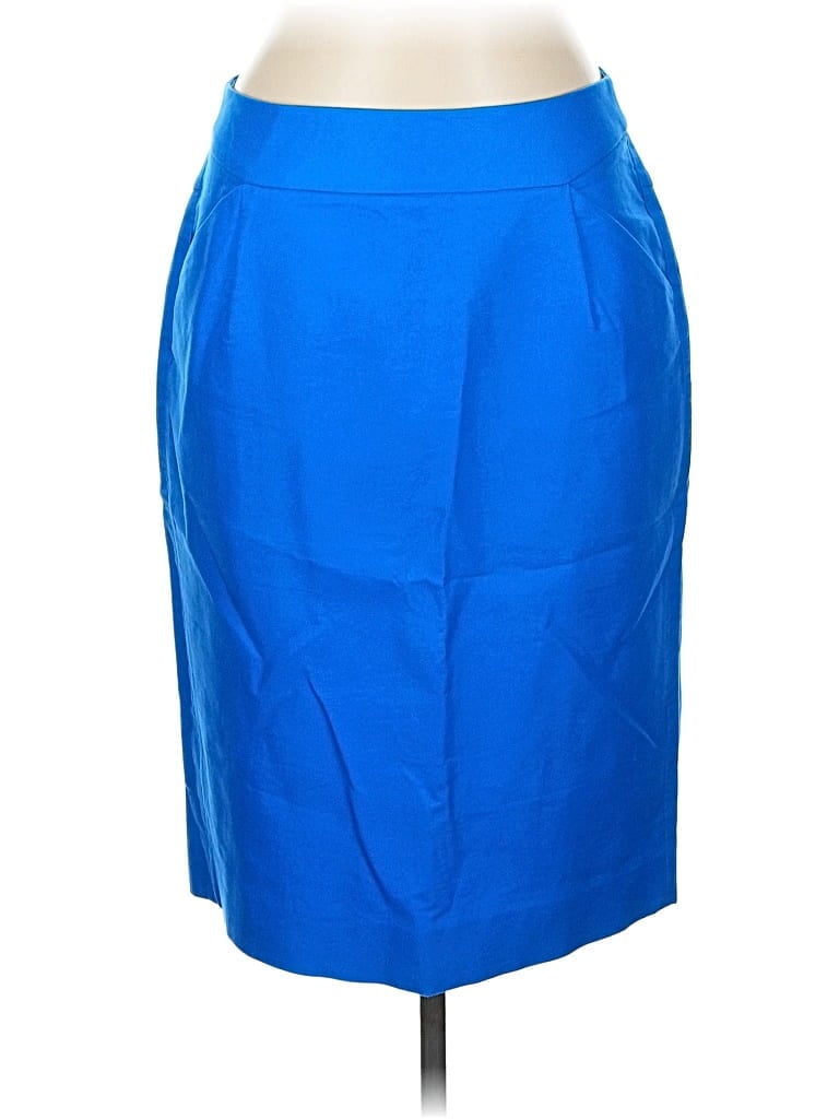 Pre-owned J.crew Factory Store Formal Skirt In Blue