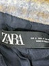 Zara Plaid Blue Coat Size S - photo 6