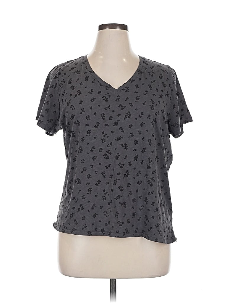 Pre-owned Sonoma Goods For Life Short Sleeve T-shirt In Gray