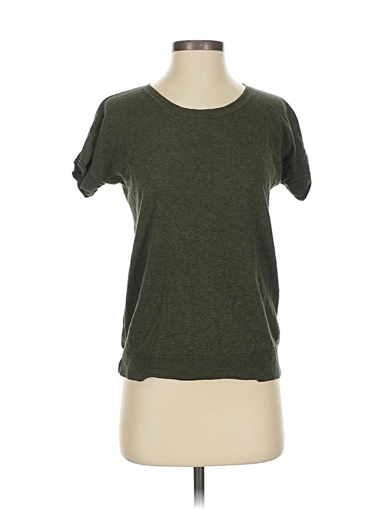 Pre-owned Gap Cardigan Sweater In Green