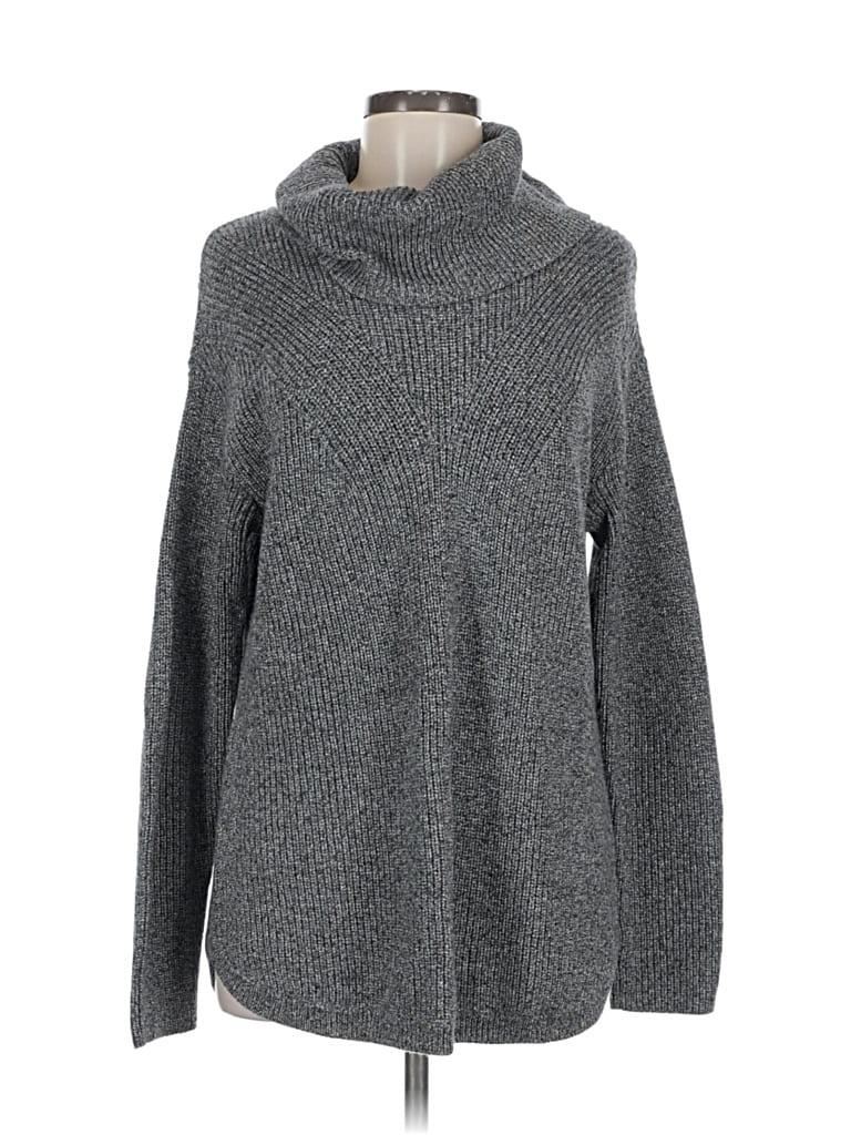 Pre-owned Talbots Turtleneck Sweater In Gray