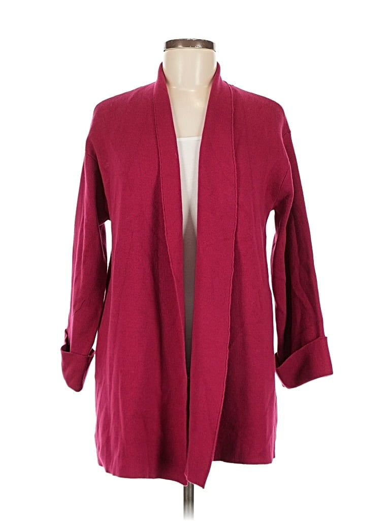 Pre-owned Ann Taylor Factory Jacket In Burgundy