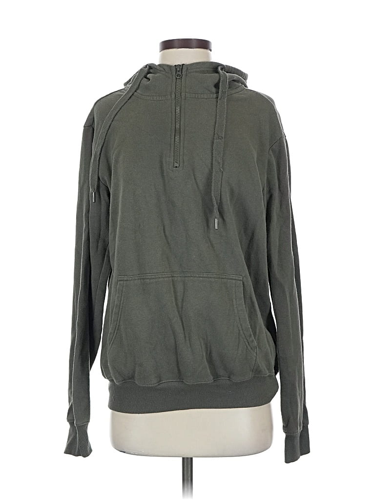 Pre-owned Rsq Pullover Hoodie In Green